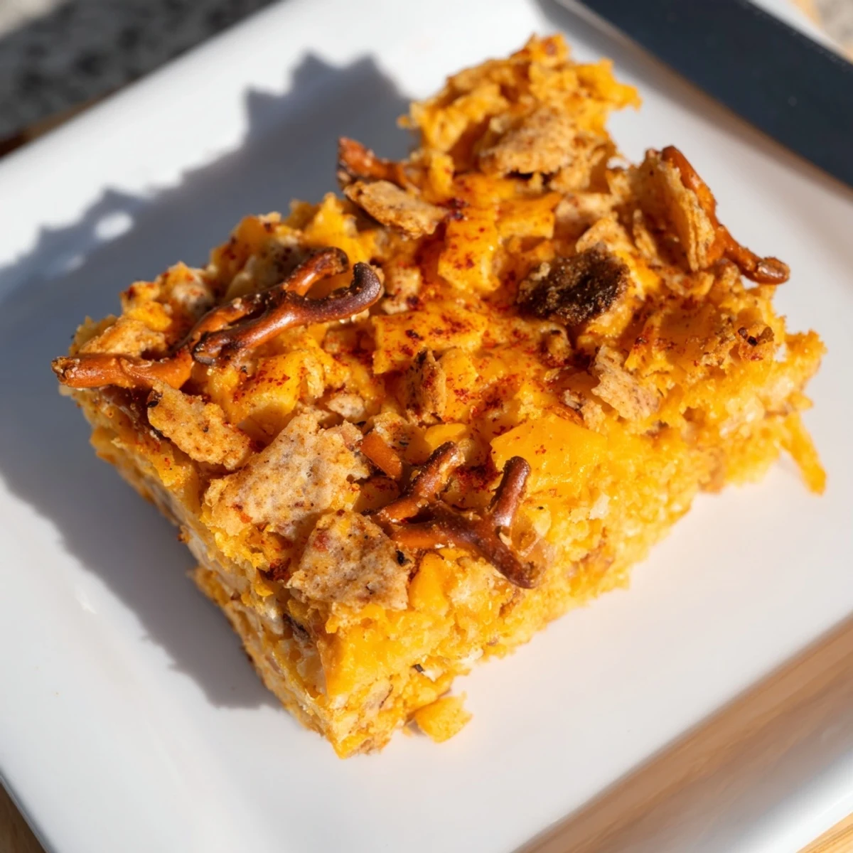 Flamin Hot Spicy Pretzel Bars