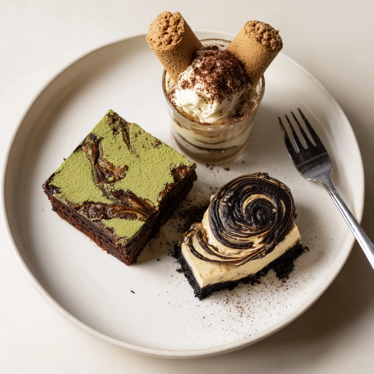 Savor the rich flavors in these Global Dessert Mash-Ups, from chai tiramisu to matcha brownies.  