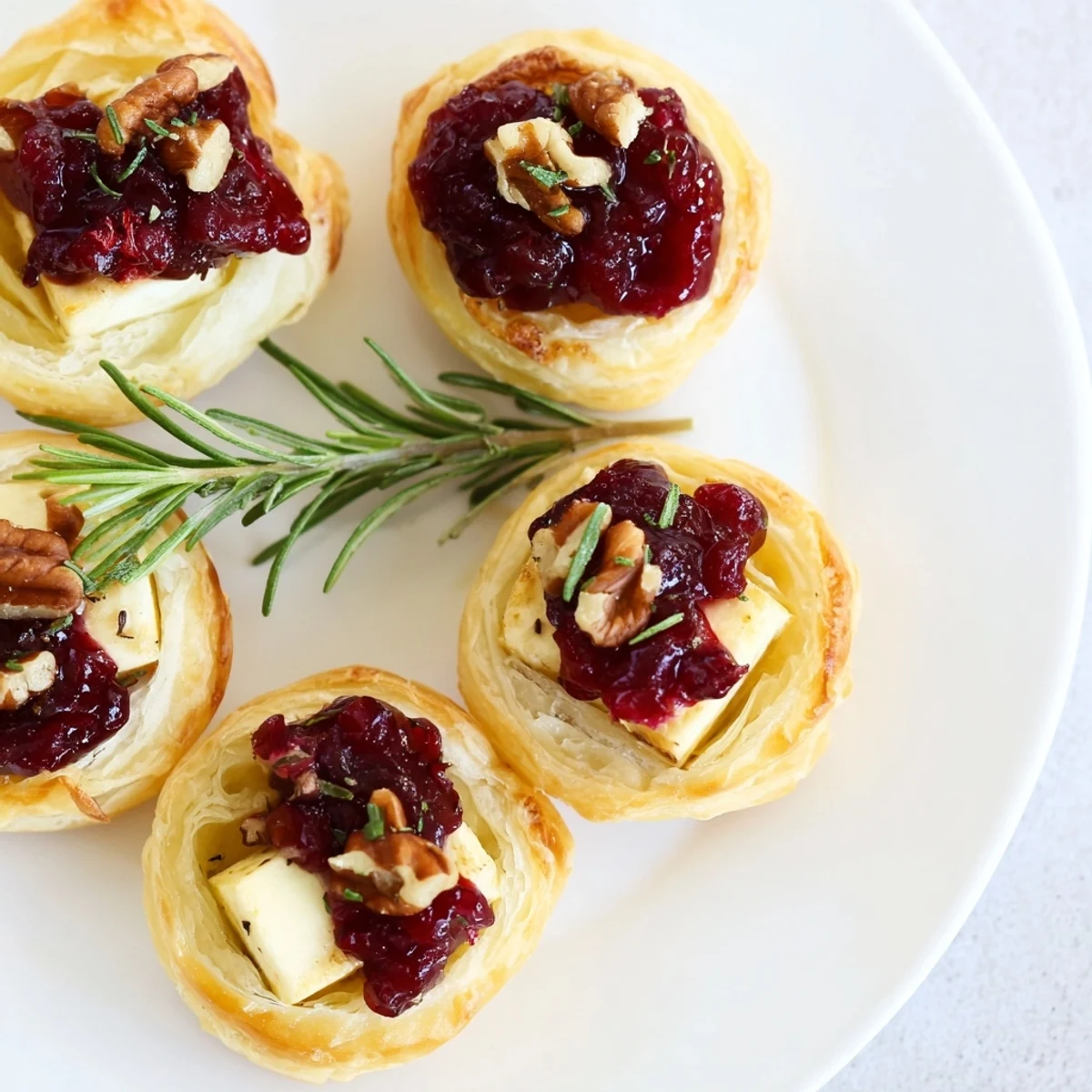 Quick Cranberry Brie Bites