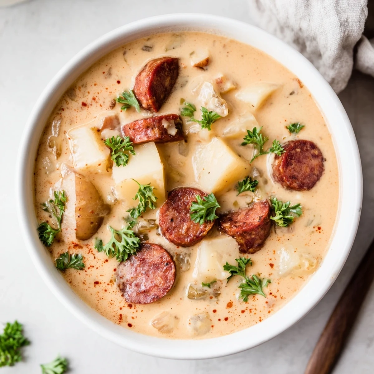 Creamy Chorizo Potato Soup