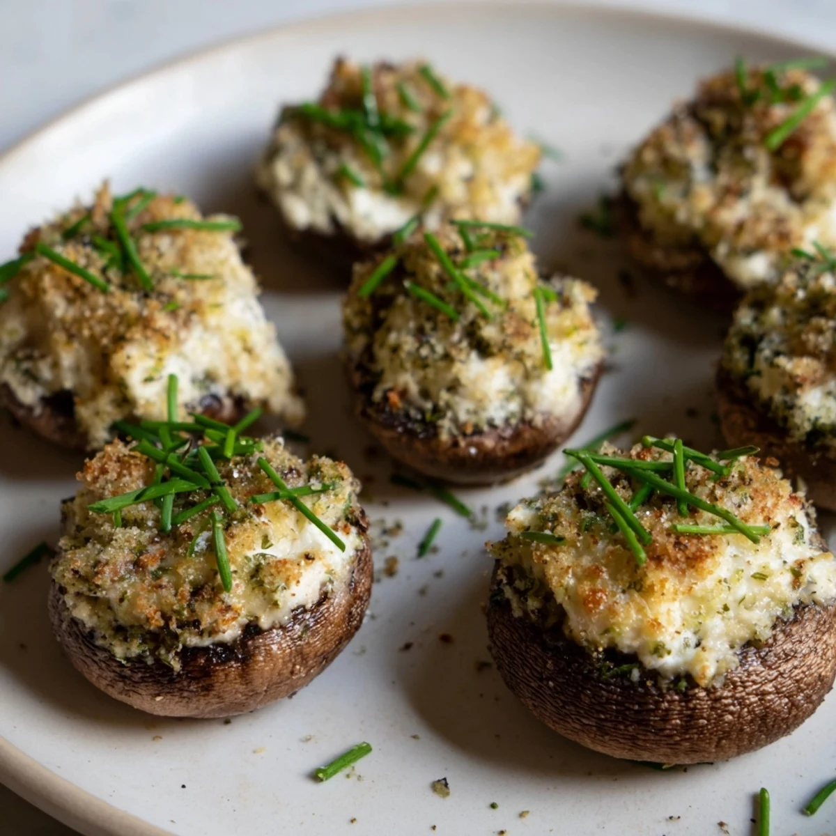 Stuffed Mushroom Caps Ring