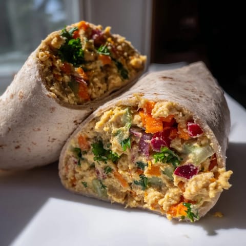 Chickpea Salad Wraps