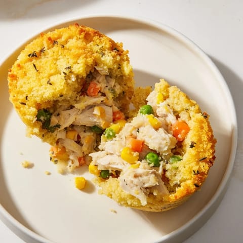 Mini Chicken Cornbread Muffins