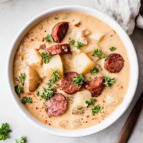 Creamy Chorizo Potato Soup