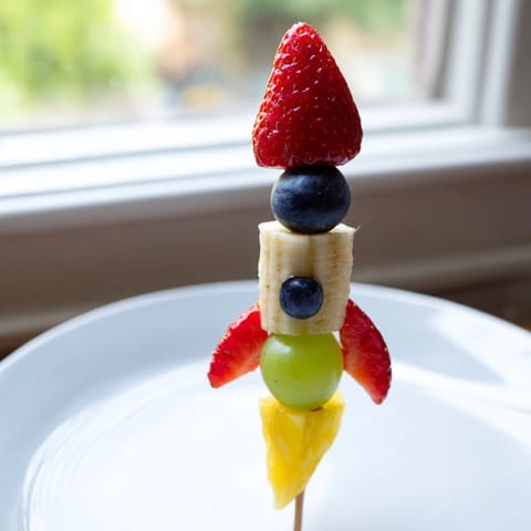 Rocket Ship Fruit Snack