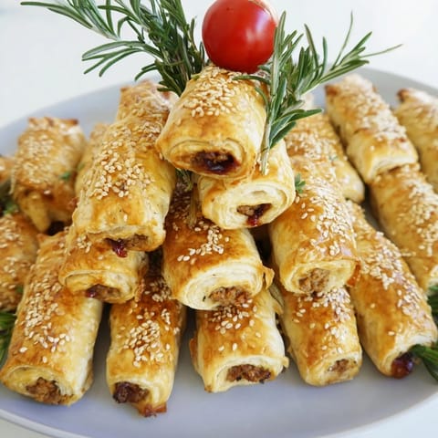 Mini Sausage Roll Tree