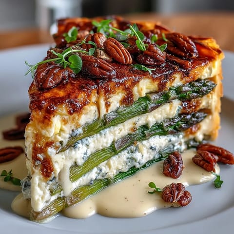 Spring Asparagus Puff Tart