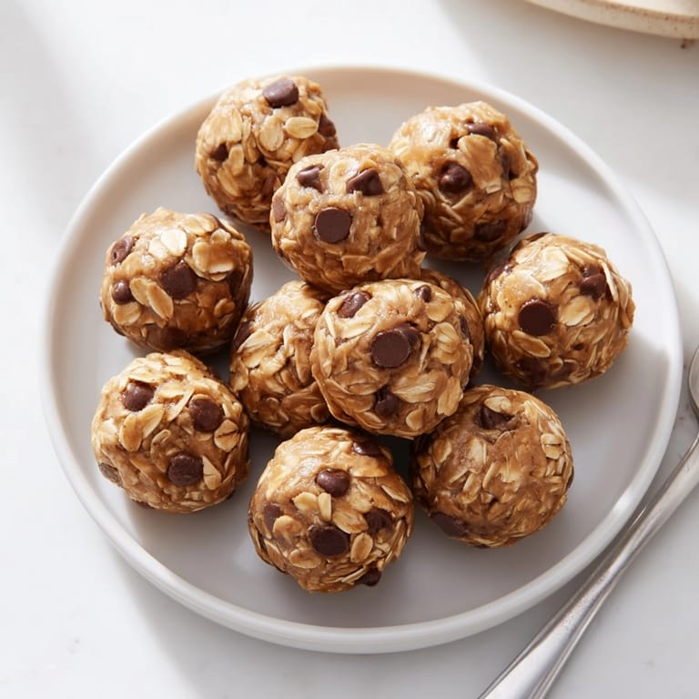 Easy no-bake energy bites, packed with peanut butter and flaxseed, perfect for quick fuel.