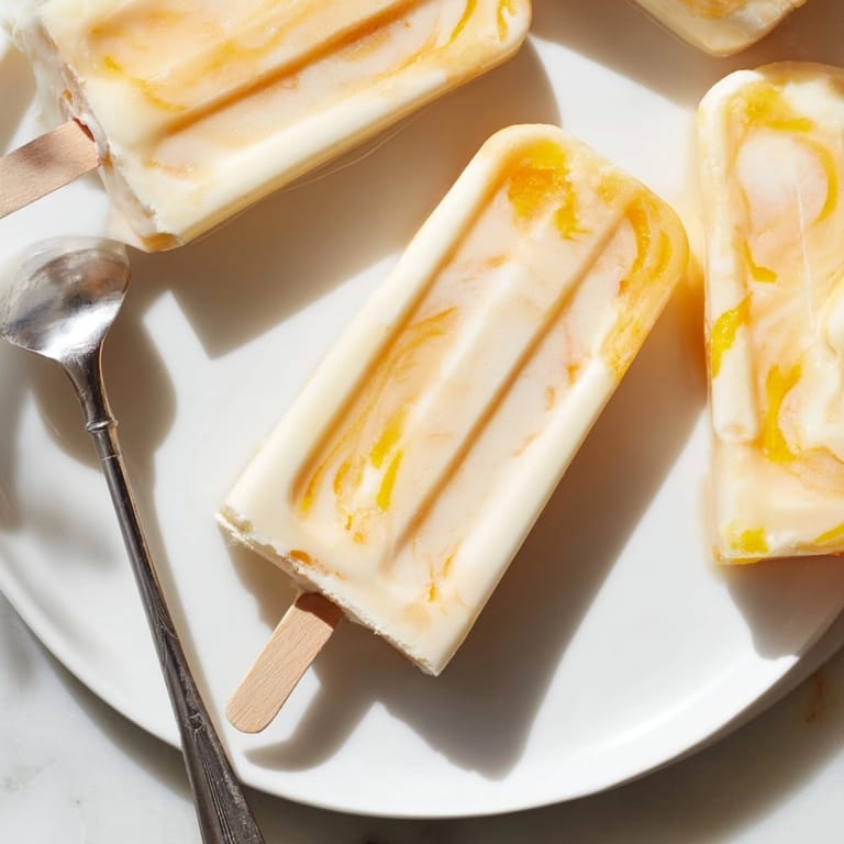 Making Citrus Yogurt Popsicles: See the swirling colors of tangy yogurt and citrus juices.