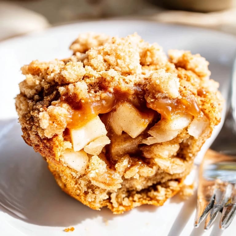 Deliciously spiced Caramel Apple Cinnamon Sweet Tea Muffins, ideal for a cozy snack time.