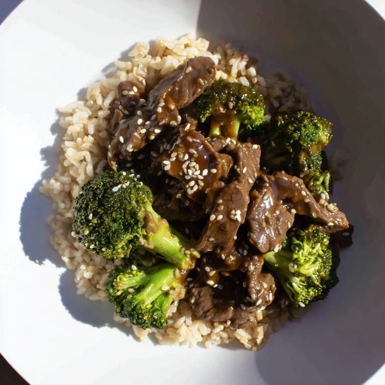 Warm, inviting image of Slow-Cooker Beef & Broccoli, a flavorful weeknight meal ready to enjoy.
