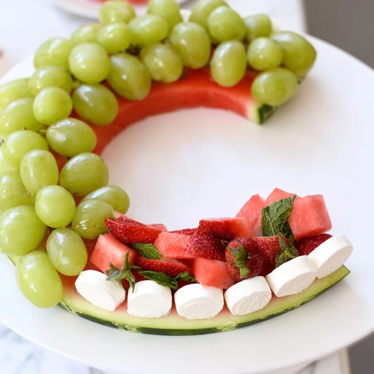 Enjoy a colorful bite of Summer Watermelon Slice, a simple appetizer perfect for any occasion.