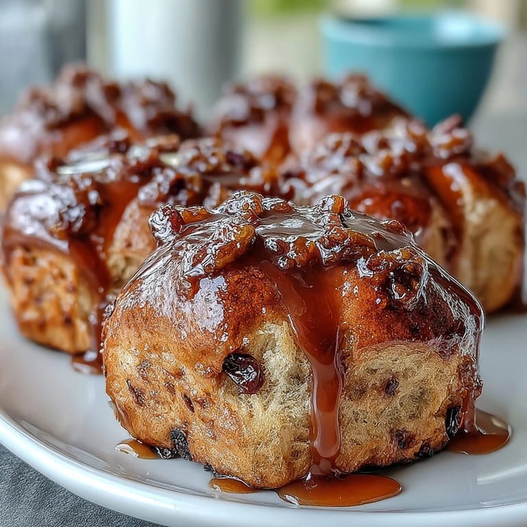 Fluffy hot cross buns baked golden, finished with a sweet orange glaze and a hint of spice.